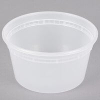 Pactiv/Newspring 12 oz. Translucent Round Deli Container - 40/Pack