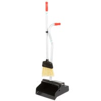 Unger EDPBR Ergo Angled Lobby Broom with 33 inch Handle and Dust Pan