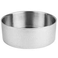 American Metalcraft DWBH14 10.6 Qt. Hammered Double Wall Insulated Stainless Steel Bowl