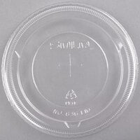Solo 636TS Clear Plastic Lid with Straw Slot - 50/Pack