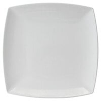 Thunder Group 29010WT Classic White 10 inch x 10 inch Square Melamine Plate   - 12/Case