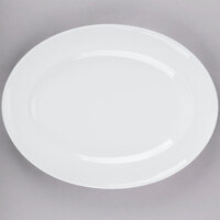 Arcoroc S1560 Rondo 13 1/2" Oval Platter by Arc Cardinal - 12/Case