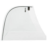 Excellence Replacement Curved Glass Sneeze Guard for EDC-8C Ice Cream Freezer Dipping Cabinet