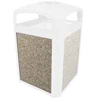 Rubbermaid Commercial Products FG400300CORL Aggregate Panel for 35-Gallon Landmark Series Waste Container Coral 