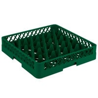 Vollrath TR11 Traex® Rack Max Full-Size Green 20-Compartment 3 1/4 inch Glass Rack