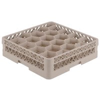 Vollrath TR13G Traex® Rack Max Full-Size Beige 20-Compartment 2 1/16 inch Glass Rack