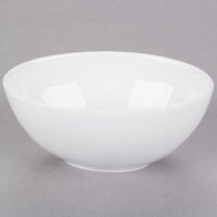 10 Strawberry Street RVL0031 Royal Oval 7 oz. White Porcelain Bowl - 24/Case