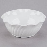 Cambro SRB13148 13 oz. White Plastic Swirl Bowl - 24/Case