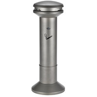Rubbermaid FG9W3400ATPWTR Infinity Antique Pewter Ultra-High-Capacity Free Standing Cigarette Receptacle