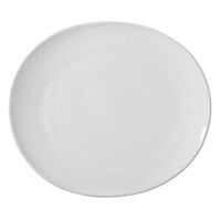 10 Strawberry Street RVL0040 Royal Oval 10 7/8" White Porcelain Plate - 24/Case