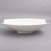 10 Strawberry Street WTR-12RECSAMBWL Whittier 32 oz. White Rectangular Porcelain Samurai Bowl - 16/Case