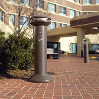 Rubbermaid FG9W3400AGBRNZ Infinity Aged Bronze Ultra-High-Capacity Free Standing Cigarette Receptacle