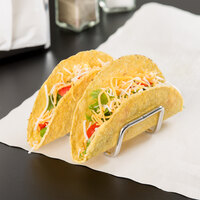 Tablecraft TRW12 Taco Taxi Stainless Steel Taco Holder with 1 or 2 Compartments