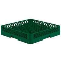 Vollrath TR12 Traex® Rack Max Full-Size Green 30-Compartment 3 1/4 inch Glass Rack