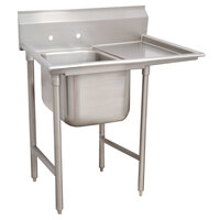 Advance Tabco 93-81-20-36 Regaline One Compartment Stainless Steel Sink with One Drainboard - 62 inch - Right Drainboard