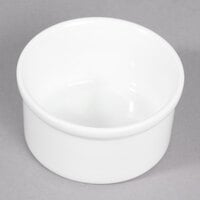 10 Strawberry Street WTR-25RIMCUP Whittier 2 oz. White Porcelain Rim Cup / Ramekin - 36/Case