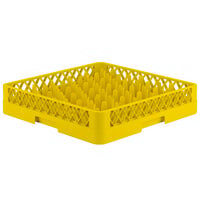Vollrath TR12 Traex® Rack Max Full-Size Yellow 30-Compartment 3 1/4 inch Glass Rack