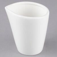 10 Strawberry Street WTR-3MILKCUP Whittier 8 oz. White Porcelain Milk Cup - 12/Case