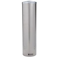 San Jamar C3450SS Pull-Type Stainless Steel Wall Mount 8 - 24 oz. Water Cup Dispenser