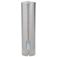 San Jamar C3450SS Pull-Type Stainless Steel Wall Mount 8 - 24 oz. Water Cup Dispenser