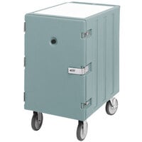 Cambro 1826LTCSP401 Camcart Slate Blue Mobile Cart for 18 inch x 26 inch Sheet Pans and Trays with Security Package
