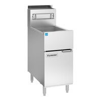 Frymaster ESG35T Natural Gas 35 lb. High Efficiency Floor Fryer with Stainless Steel Pot