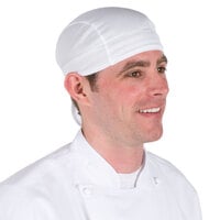 Headsweats 8807-801 White Customizable Shorty Chef Cap
