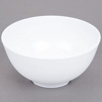 GET M-706-W Water Lily 24 oz. White Melamine Bowl - 12/Pack