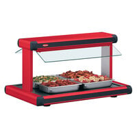 Hatco GR2BW-24 24 inch Glo-Ray Warm Red Designer Buffet Warmer with Black Insets - 120V, 970W