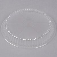 Choice 7" Clear Round Plastic Dome Lid - 500/Case