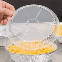 Choice 7 inch Plastic Dome Lid - 500/Case