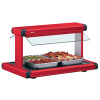 Hatco GR2BW-54 54 inch Glo-Ray Warm Red Designer Buffet Warmer with Warm Red Insets - 120V, 2290W