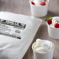 Carnival King 3.4 lb. Sugar Free Vanilla Soft Serve Ice Cream Mix   - 4/Case