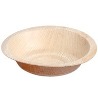 Eco-gecko 4 inch Round Sustainable Palm Leaf Bowl - 200/Case
