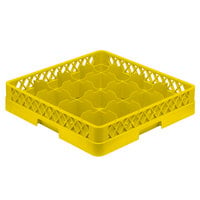 Vollrath TR4 Traex® Full-Size Yellow 16-Compartment 3 inch Cup Rack
