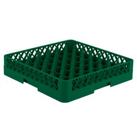 Vollrath TR9 Traex® Full-Size Green 49-Compartment 3 1/4 inch Glass Rack