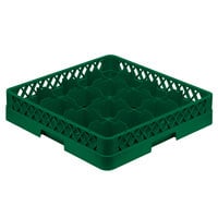 Vollrath TR4 Traex® Full-Size Green 16-Compartment 3 inch Cup Rack
