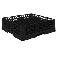 Vollrath TR9A Traex® Full-Size Black 49-Compartment 4 13/16" Glass Rack with Open Rack Extender On Top
