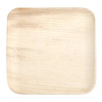 Eco-gecko Sustainable 8" Square Palm Leaf Plate - 25/Pack