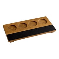 Cal-Mil Madera Natural Flight Tray with Write-On Surface