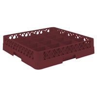 Vollrath TR5 Traex® Full-Size Burgundy 20-Compartment 3 inch Cup Rack