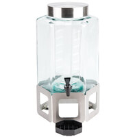 Cal-Mil 1111INF-55 2 Gallon Stainless Steel Cutout Beverage Dispenser with Infusion Chamber