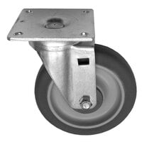 All Points 26-2426 5" Swivel Plate Caster - 300 lb. Capacity