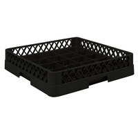 Vollrath TR16BBB Traex® Full-Size Black 25-Compartment 7 7/8" Cup Rack