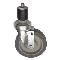 All Points 26-2406 5 inch Swivel Stem Caster for 1 5/8 inch O.D. Tubing - 300 lb. Capacity