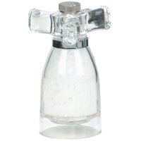 Chef Specialties 29932 4 1/2 inch Customizable Acrylic Spinner Salt Mill