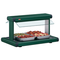 Hatco GR2BW-66 66 inch Glo-Ray Green Designer Buffet Warmer with Green Insets - 120/208V, 2920W