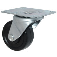 All Points 26-3332 3 inch Swivel Plate Caster - 220 lb. Capacity