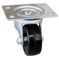 All Points 26-3336 2 1/2 inch Swivel Plate Caster - 200 lb. Capacity
