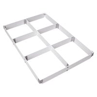 MFG Tray 176119-1537 2 High Half-Size Fiberglass Sheet Pan Extender for  13 x 18 Pan